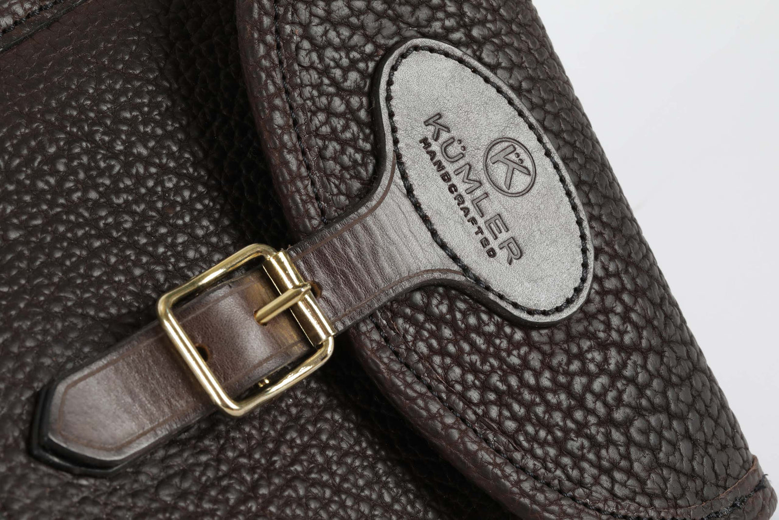 <tc>Våbenfoderal i krympet bison - Mokka</tc>