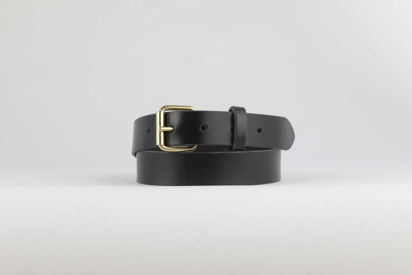 Heavy Duty Belt in black leather