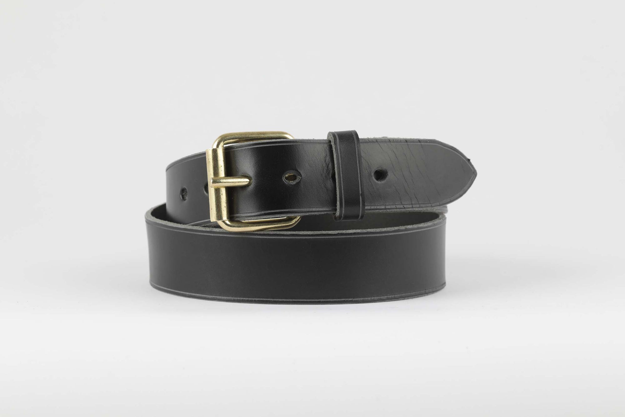 Heavy Duty Belt in black leather