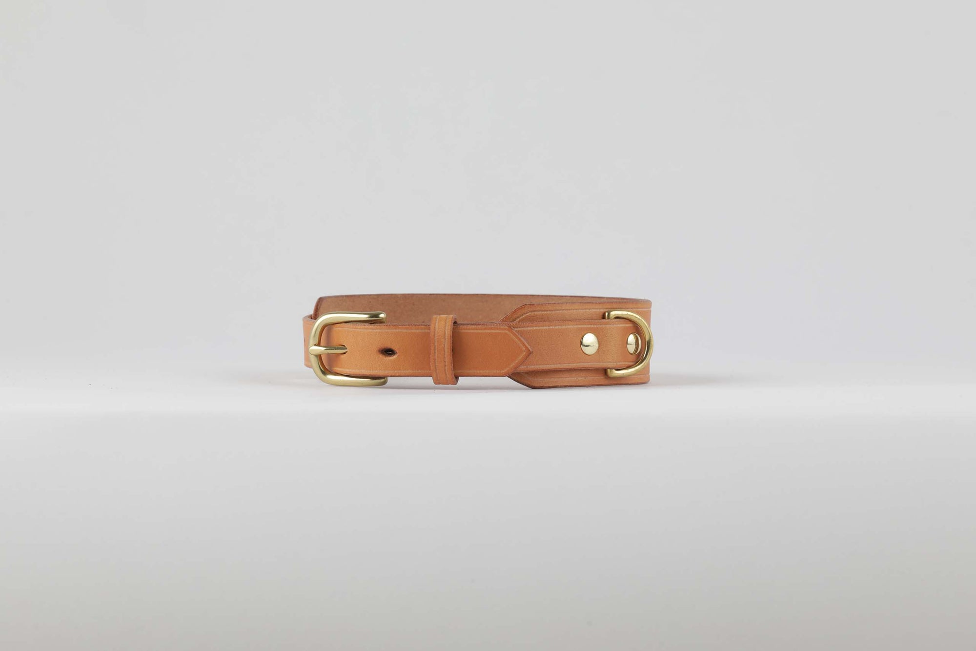 Dog Dollar in natural leather