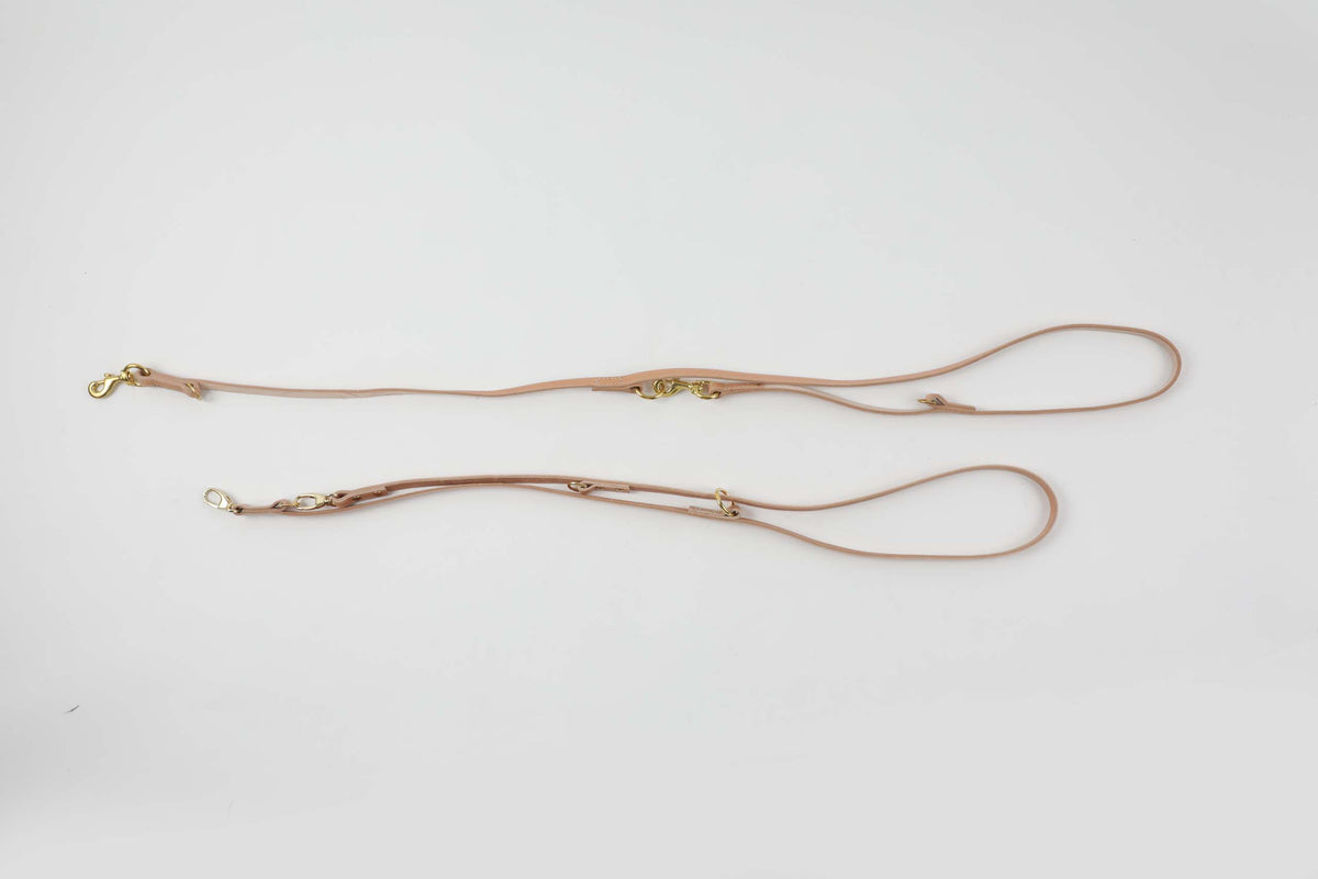 Lange hundesnore i naturlæder