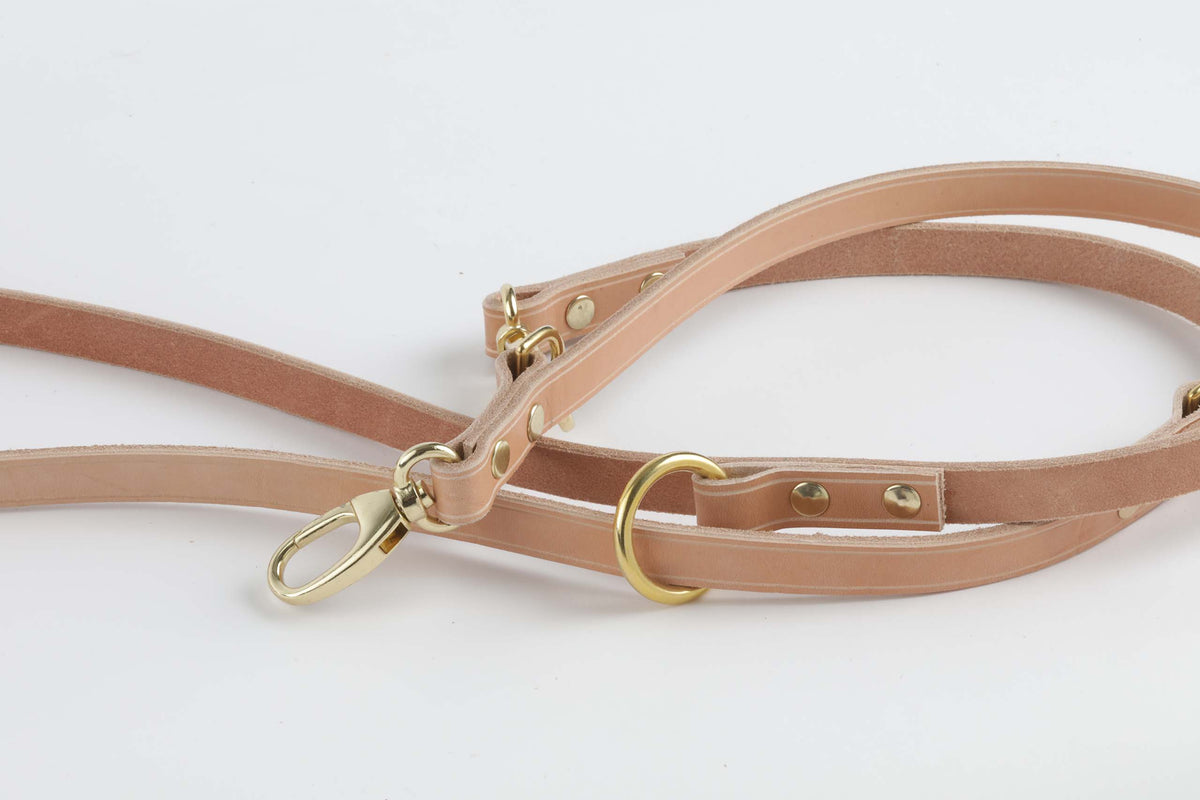 Lange hundesnore i naturlæder