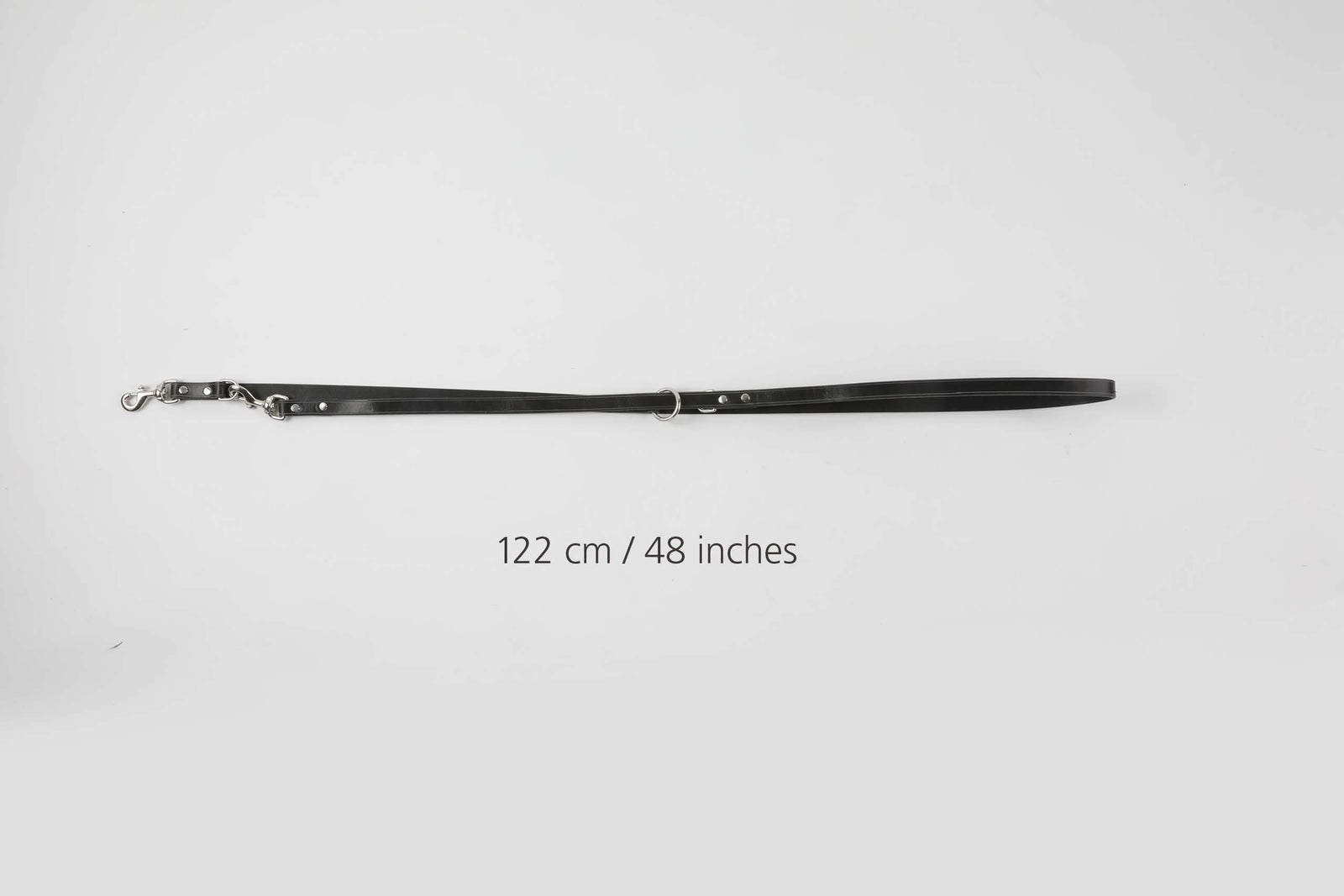 Long Dog Leashes in black leather