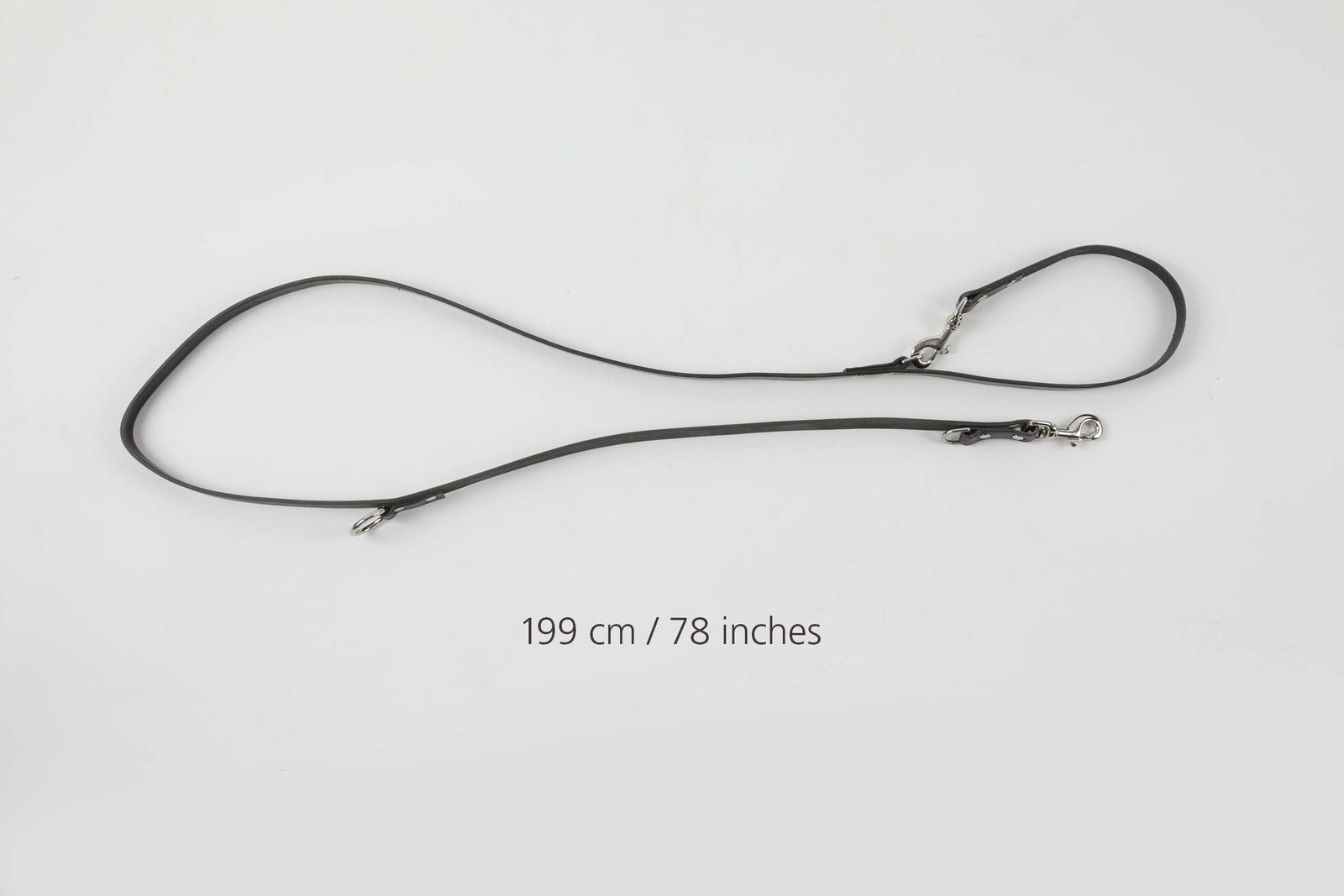 Long Dog Leashes in black leather